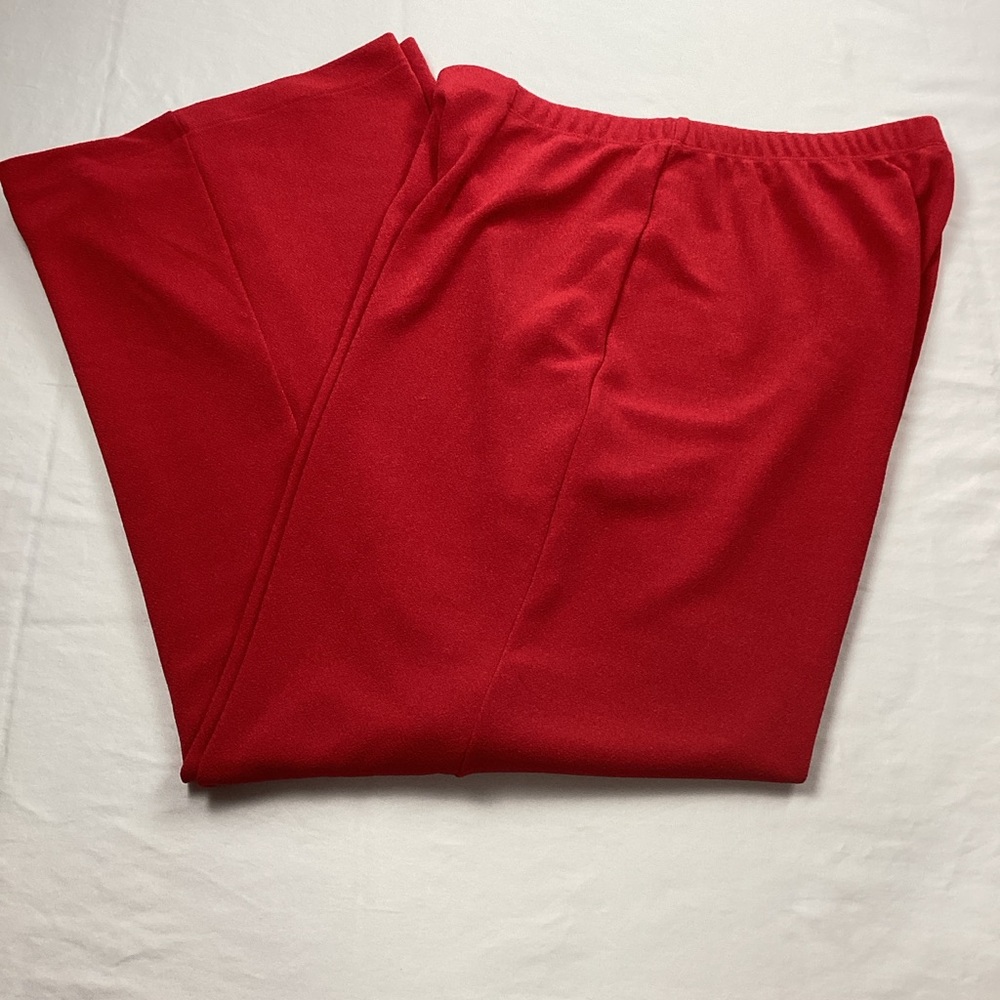 Chico's Easywear Vibrant Red Track Pants